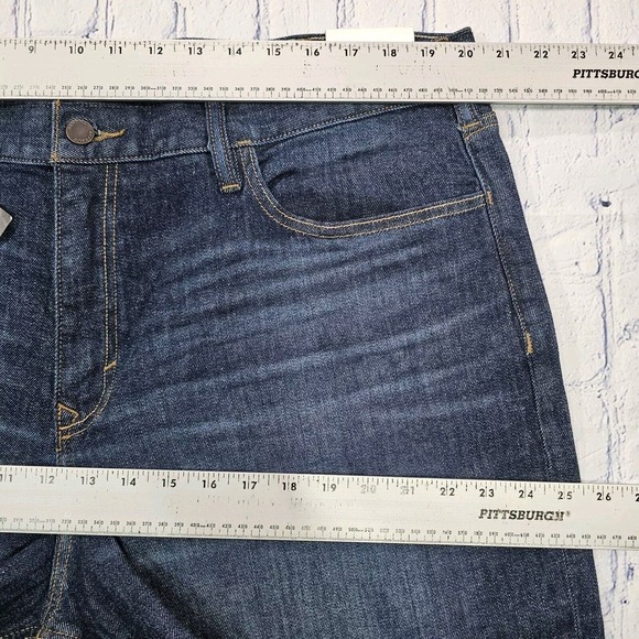 Banana Republic Blue Straight Fit Organic Cotton Stretch Jeans MENS SIZE 40X34 - Picture 3 of 13